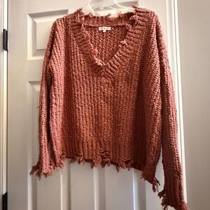 Distressed Sweater Sz S/M Excellent Condition!